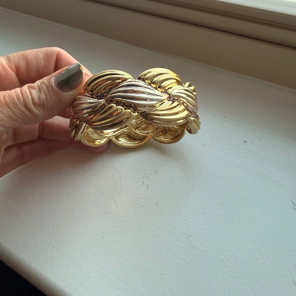 MarlaWynne Gold and Silver Braided Bracelet - Picture 6 of 10